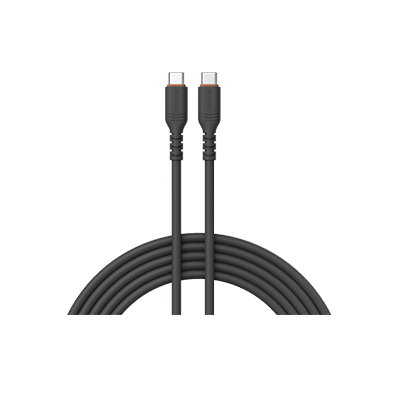 NIUBAILE Bò chính thức USB-IF Chứng nhận Double Head Type-C Dây dữ liệu Silicone chống cháy 65W Sạc nhanh