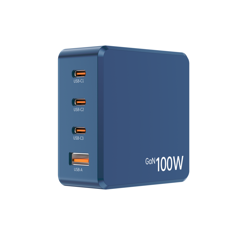 NIUBAILE 牛百乐充电器双口快充 PD 100W 氮化镓可折叠插脚四口大功率